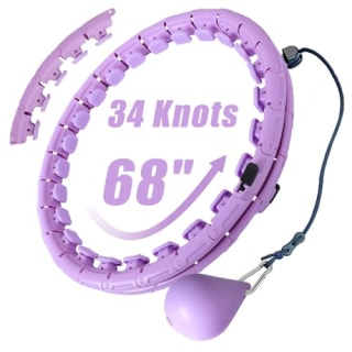 Ourstarry 34 Knots Weighted Workout Hoop