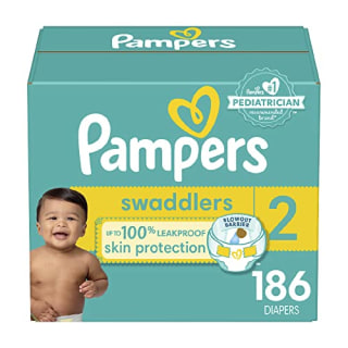 Baby Diapers Swaddlers, 186 Count