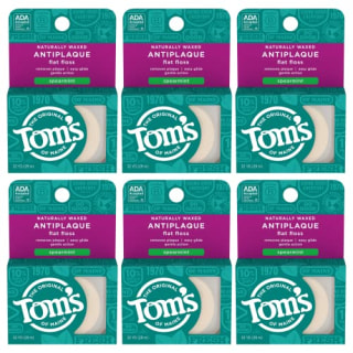 Tom’s of Maine Naturally Waxed Antiplaque Flat Dental Floss