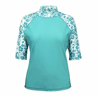 UV Skinz Aloha Short Sleeve Sun and Swim Shirt 