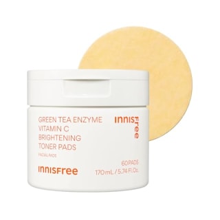 Innisfree Green Tea Enzyme Vitamin C Brightening Toner Pads