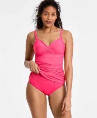 Anne Cole Surplice Underwire Tankini