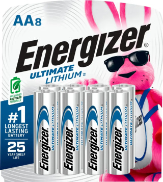 Energizer Ultimate Lithium AA Baterai (8)