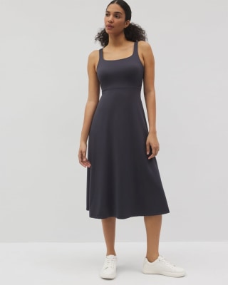 Lounge Square Neck Midi Dress