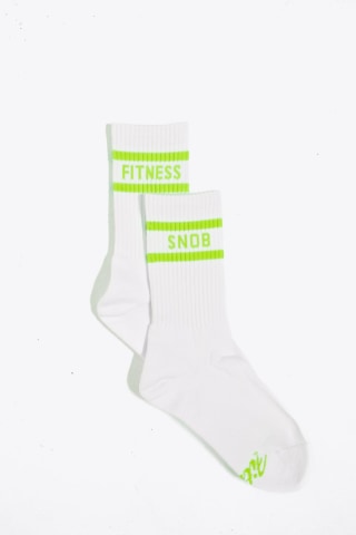 FitnessSnob Not Your Basic Crew Socks