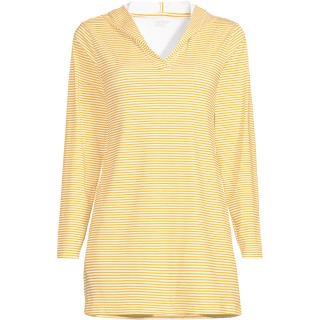 Women's Hooded Mini Swim UPF 50 Swim Cover-Up Dress