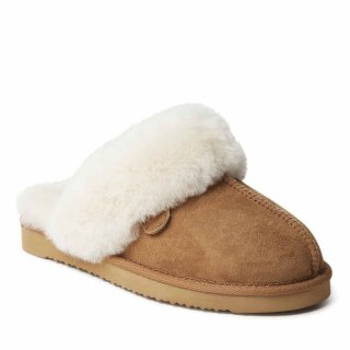 Fireside by Dearfoams Women's Sydney Water Genuine Shearling Scuff Slipper