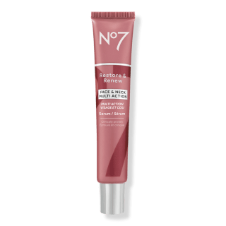 No7 Restore & Renew Face & Neck Multi Action Serum - 1.6 oz