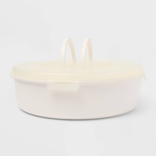 Sun Squad Large Round Packable Serving Set White