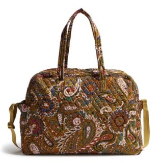 Vera Bradley Outlet Cotton Large Weekender Travel Bag