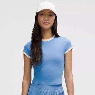 Lululemon Organic Cotton Ringer Baby Tee