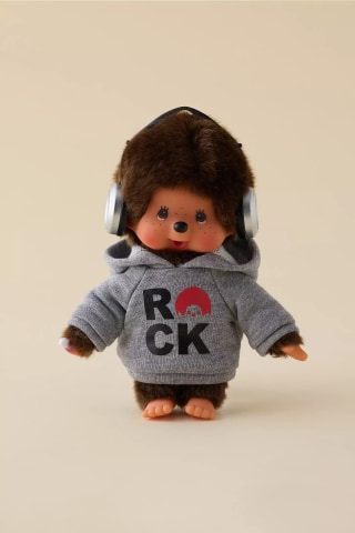 Monchhichi Pop Rock Star Boy Plushie