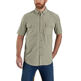 Relaxed Fit Lightweight Short-Sleeve Shirt