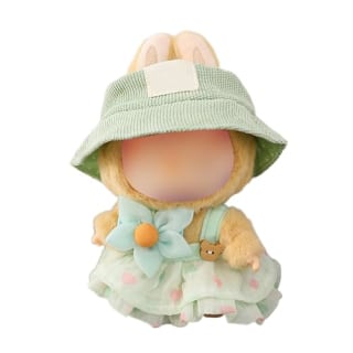 GrillGauge Clothes for 17cm Doll, 2 Piece Set Hat Skirt Outfit 