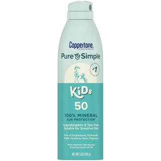 Coppertone Pure & Simple Kids Spray Sunscreen SPF 50