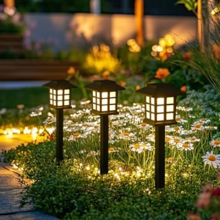 Gigalumi Solar Outdoor Lights (Pack of 6)