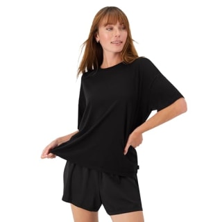 Hanes Comfywear Supersoft Boxy T-Shirt & Sleep Shorts