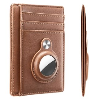 Hawanik Slim Minimalist Wallet with AirTag Pocket