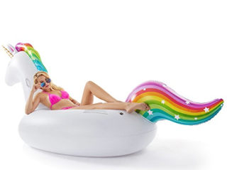 Jasonwell Giant Inflatable Unicorn Pool Float