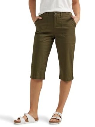 Lee Women's Ultra Lux Comfort Utility Skimmer Capri Pant