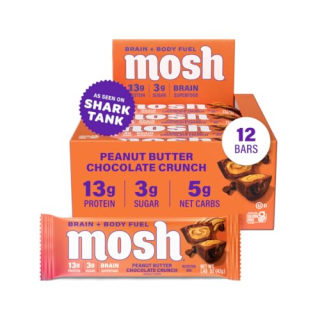 MOSH Peanut Butter Chocolate Keto Protein Bars