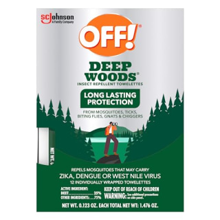 OFF! Deep Woods Mosquito and Insect Repellent Wipes