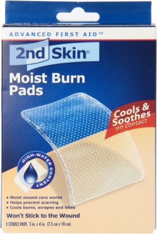 Best moist dressings: Spenco’s 2nd Skin Moist Burn Pads