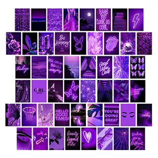 Purple Photo Wall Collage Kit