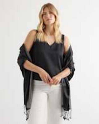 Quince 100% Silk Reversible Scarf