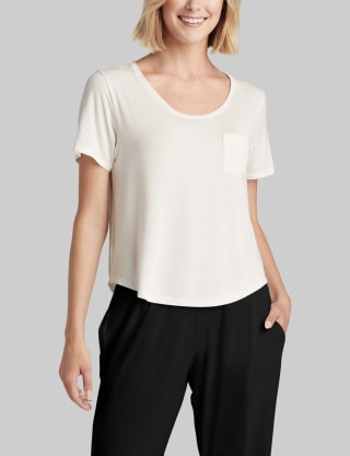Tommy John Women's Second Skin Sleep Pocket Tee