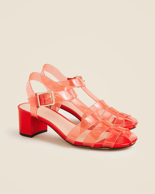 J.Crew Jelly Block-Heel Sandals