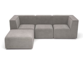Marin Sectional Sofa 3 Piece with Reversible Chaise