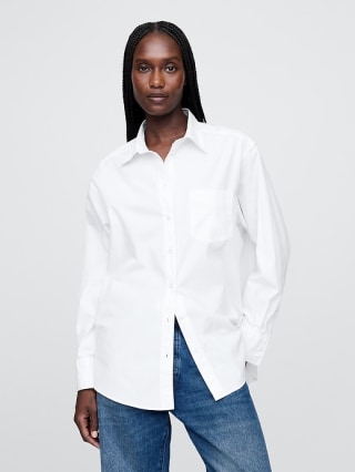 Gap Organic Cotton Poplin Big Shirt