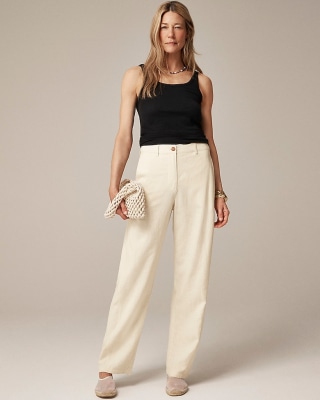Relaxed Barrel Leg Pants