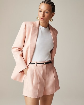 J.Crew Lucia Short in Stretch Linen Blend