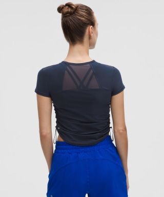 Sculpt Cinched Short-Sleeve Shirt