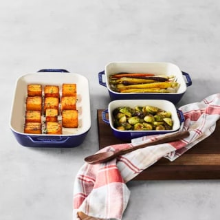Staub Stoneware 3-Piece Rectangular Bakeware Set