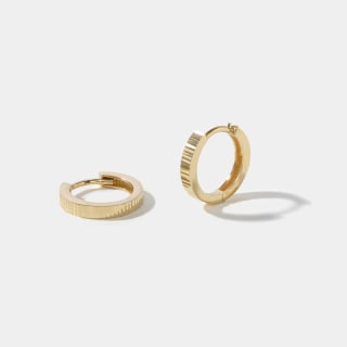 Cove The "Low Tide" Huggie Hoop Earrings