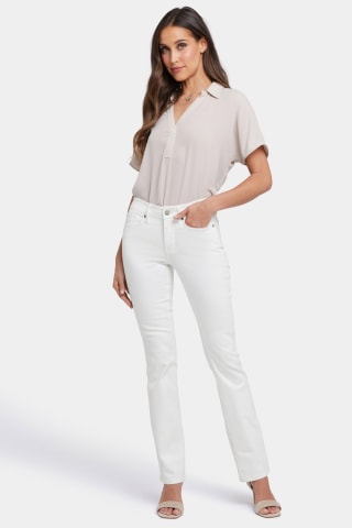 NYDJ Waist-Match Marilyn Straight Jeans
