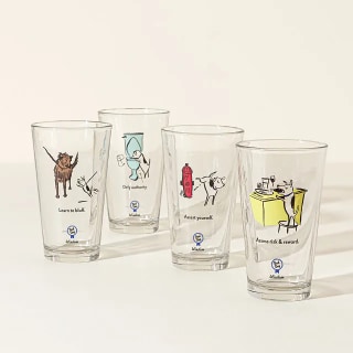 Uncommon Goods Bad Dog Wisdom Tumblers
