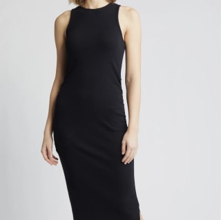 Caslon Ruched Tank Midi Dress