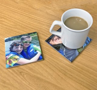 Etsy Customized Ceramic Photo Coasters