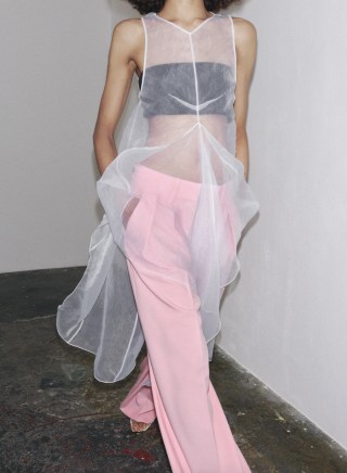 Zara ZW Collection Organza Volume Dress