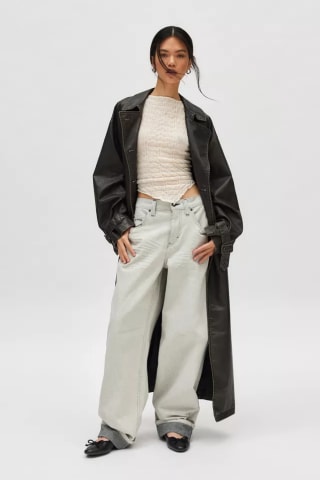 BDG Logan Turn Up Baggy Jean