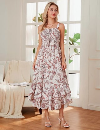 Grace Karin Floral Maxi Dress
