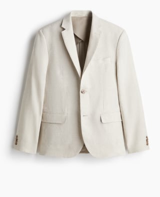 H&M Slim-Fit Linen Jacket
