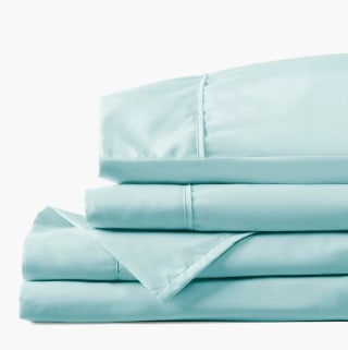 PeachSkinSheets Beach Blue Sheet Set