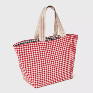 Universal Thread Reversible Canvas Tote Handbag