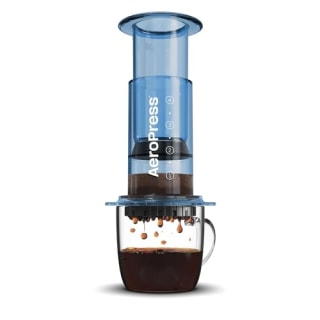 AeroPress Clear Blue Coffee Press