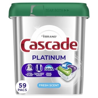 Cascade Platinum Dishwasher Pods (59-Count)